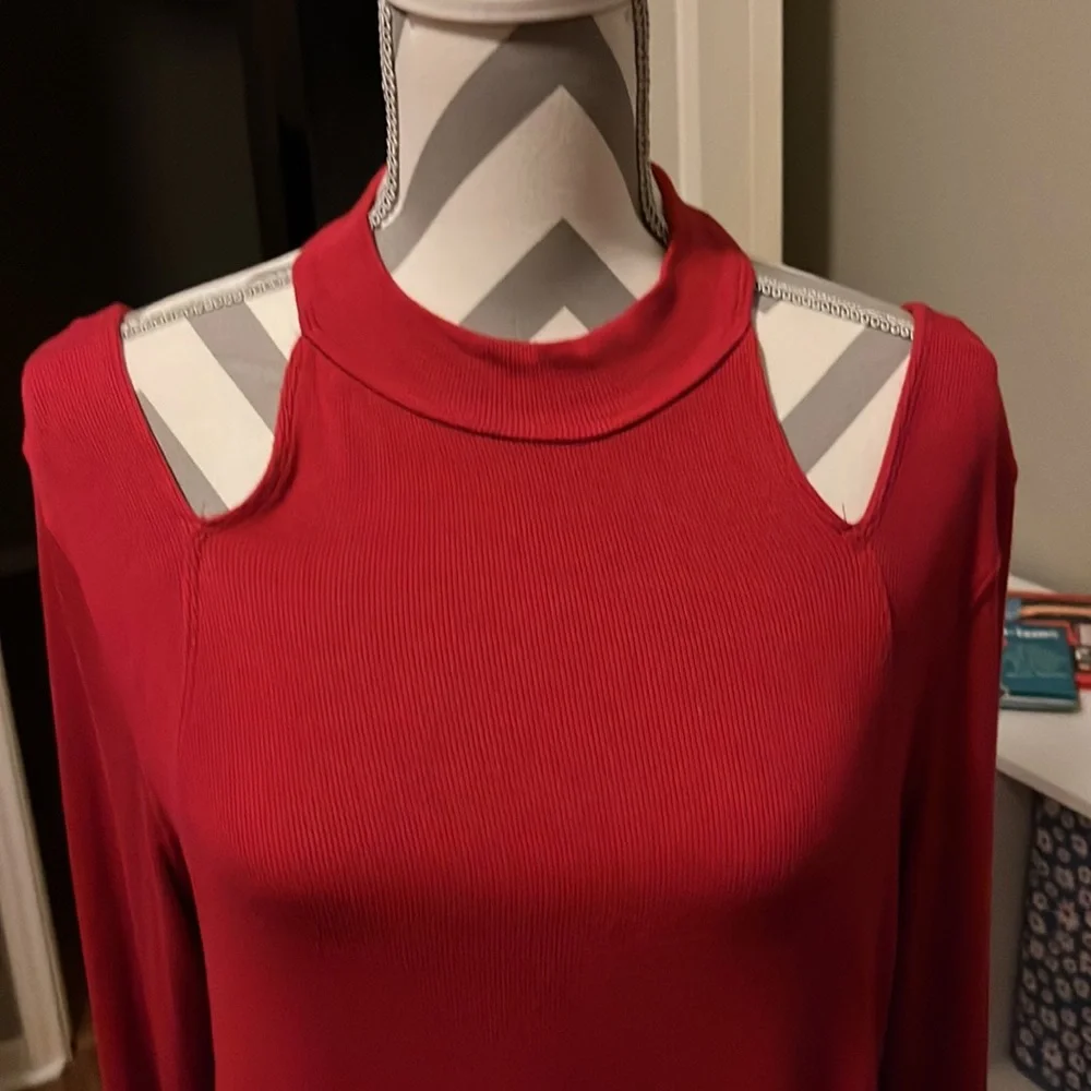 Free People Red Sweater
